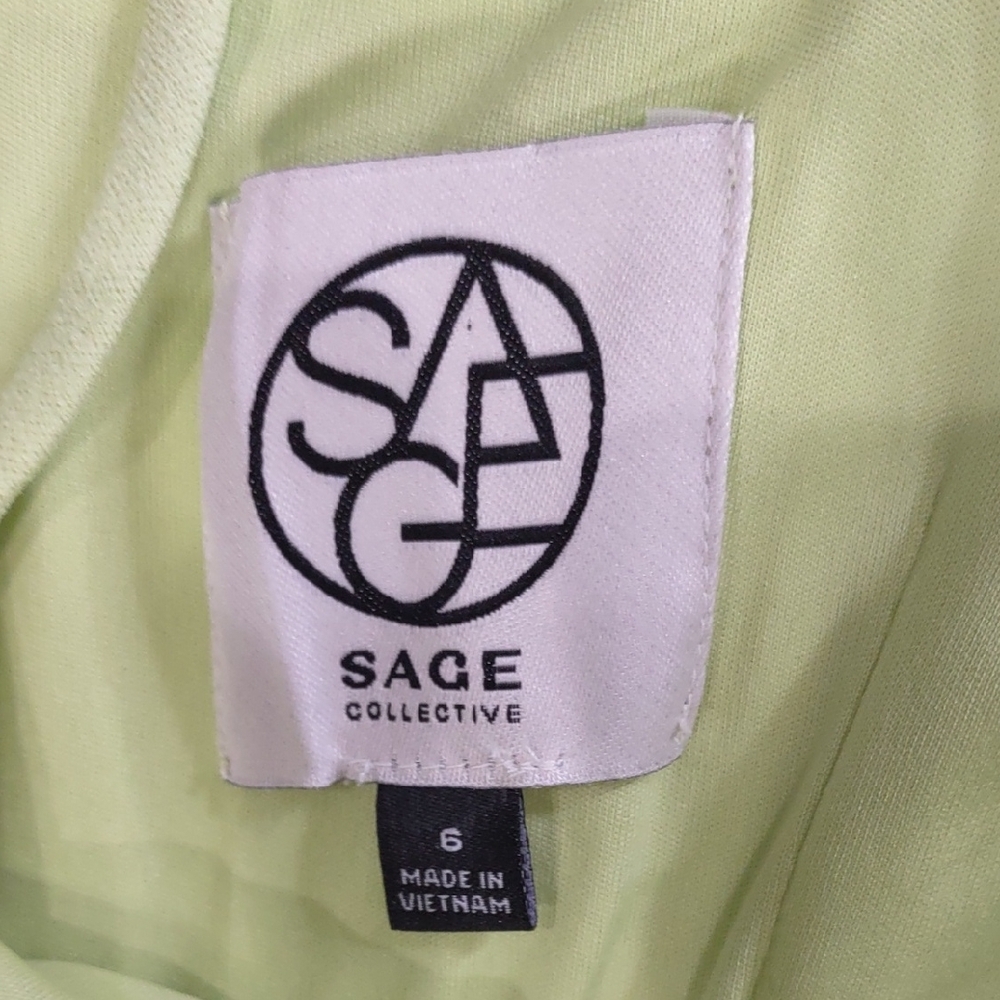 SAGE COLECTIVE Lemon Grass Spaghetti Strap Dress - Picture 14 of 17